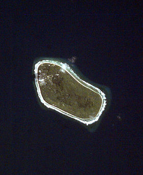 Image satellite de Niutao.