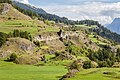 * Nomination Ardez Castle Ruins. View from the Steinsberg plateau of the surrounding mountains. --Agnes Monkelbaan 05:39, 1 January 2024 (UTC) * Promotion  Support Good quality. --Johann Jaritz 05:50, 1 January 2024 (UTC)