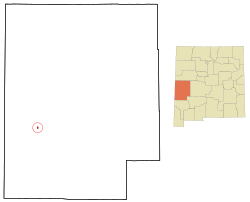 Location of Reserve, New Mexico