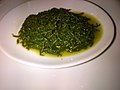 "Deniz börülcesi salatası" (glasswort salad)