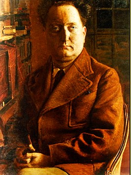 Portret van Jean Giono, vervaardigd door Eugène Martel in 1937