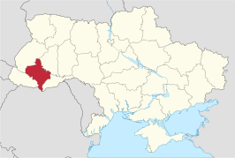 Kaart van Oblast Ivano-Frankivsk