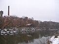 A wool weaving factory on the Klyazma River.