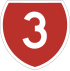 State Highway 3 shield}}