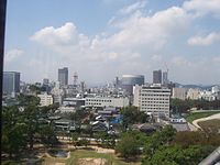 Skyline van Okayama