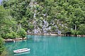 Die Žepa an der Mündung in den Drinastausee in Slap