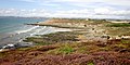 Plomodiern : la pointe de Talagrip vue depuis la pointe située au nord-ouest de l'anse de Ty Mark 1.