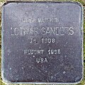 Stolperstein für Lothar Sanders