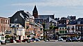 Rue Marcel Holleville und Kirche Saint-Martin