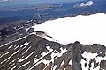 View onto the caldera and its ice