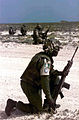 Nigerian soilder guarding an air field