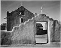 Nouvelle église de Pueblo de Taos, en 1941.