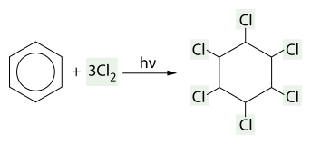 File:Benzene chlorination on light no sub.svg