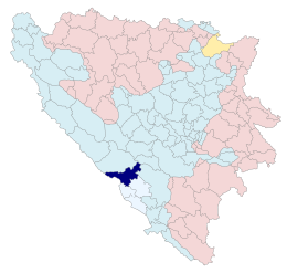 Posušje – Mappa