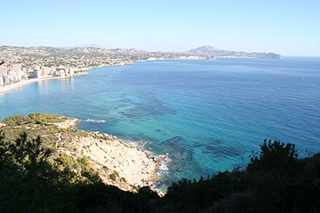 El cabo de Moraira desde el Peñón de Ifac