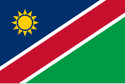 Flag of Namibia.