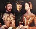 James V depicted with his wife Mary of Guise.