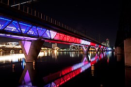 Light Rail Bridge Over Tempe Town Lake