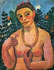 Paula Modersohn-Becker (1906), era una pintora alemanya, i una de les representants més destacades de l'expressionisme primerenc.