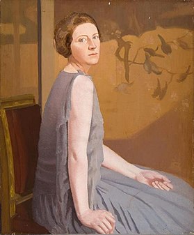 Seated Portrait by Dorothy Weir Young Oil on canvas