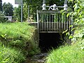 Wassersperre im Tannbach an der ehemaligen innerdeutschen Grenze in Mödlareuth