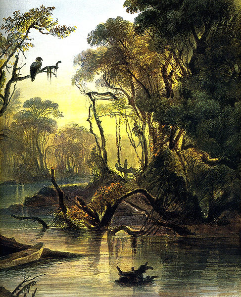 File:Wabash River near New Harmony 1832 - 1833 by Karl Bodmer.jpg