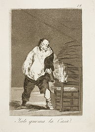 Capricho No. 18: Y se le quema la casa (La domo ekbrulas)