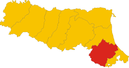 Provincia di Forlì-Cesena – Mappa