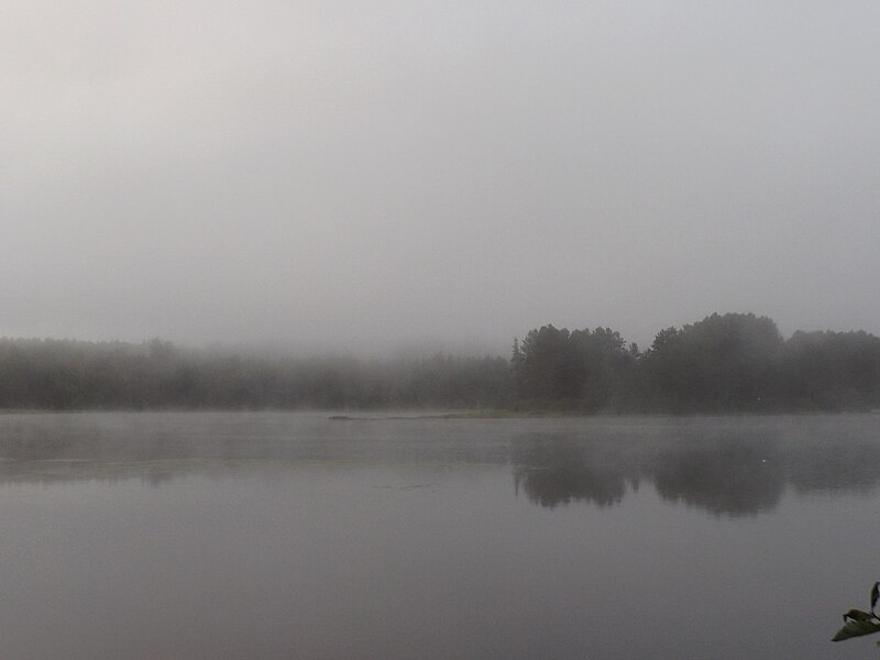 File:Moore Lake in Mist (9705809714).jpg