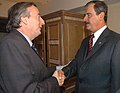 Kirchner con el presidente de México, Vicente Fox.