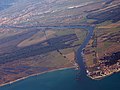 Mündung des Arno in das Tyrrhenische Meer