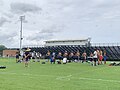 Blue Stars Drum and Bugle Corps drumline practicing in 2024.