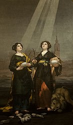 1817 Saint Justa and Saint Rufina