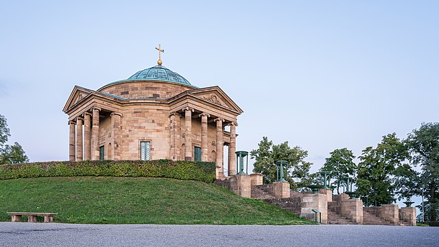 The Württemberg Mausoleum in Rotenberg, Stuttgart, Germany.