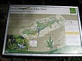 Information board at entrance to Castle Eden Dene