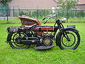 Lea Francis 430 cc zijspancombinatie met JAP-motor uit 1914, motorzijde