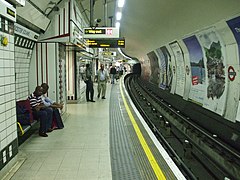 De Northern Line naar het noorden eveneens met filmrol