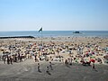 Spiaggia del Portel e vista sul Fort de l'Heurt.