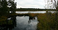 De (niet echt bodemloze!) Grundlose See in het hoogveenreservaat Grundloses Moor