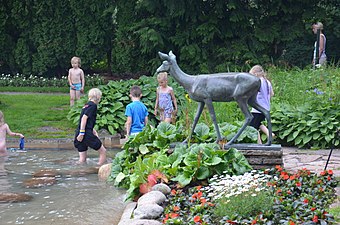 Hjortdjur, Marabouparken i Sundbyberg.