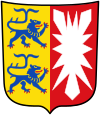 Coat of arms of Šlēsviga-Holšteina