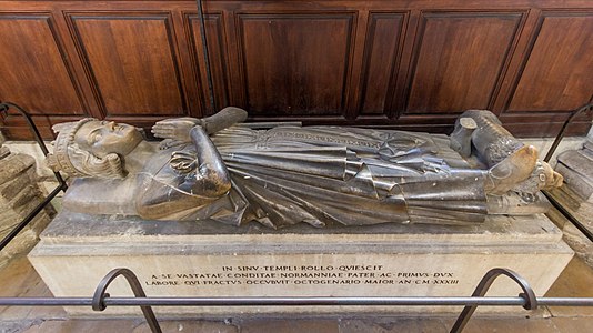 Tomb of Rollo, first Duke of Normandy (died 930)