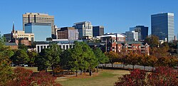 Skyline of downtown Columbia