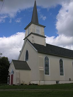 Gustaf Adolph Lutheran Church i New Sweden, Maine. September 2014