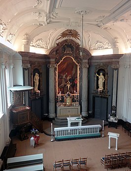 Interieur van kerk