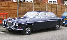 Jaguar 420 G Built 1966 Regd 1967 in Old Harlow.JPG