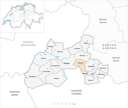 Bottenwil - Localizazion