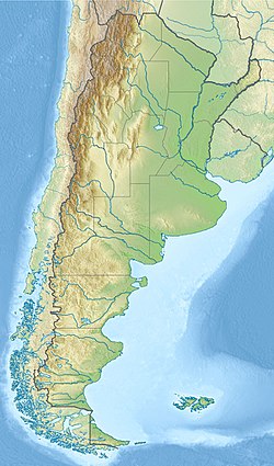 1894 San Juan earthquake is located in Argentina