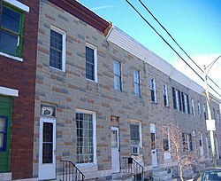 Rowhouses on South Kresson Street