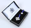 The Elizabeth Cross and dress miniature in presentation case